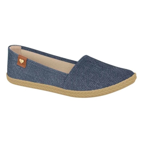 Detalhe - Sapatilha Moleca Tipo Alpargata 5287.210 Denim Marinho