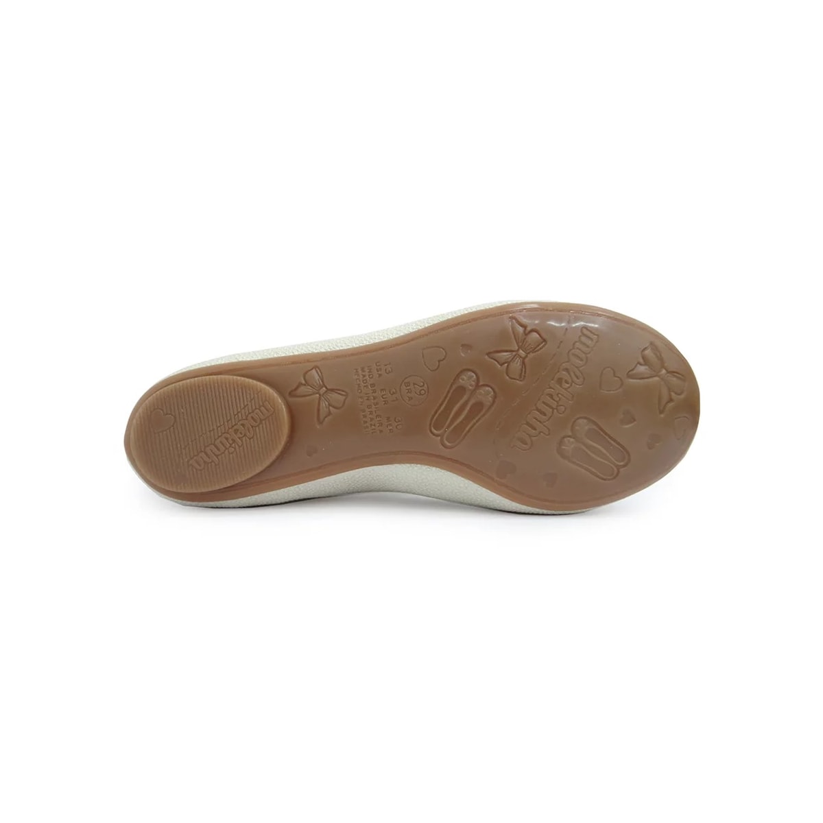 Sapatilha Molekinha Infantil 2083.1006 Creme Sapatilha Molekinha Infantil 2083.1006 Creme