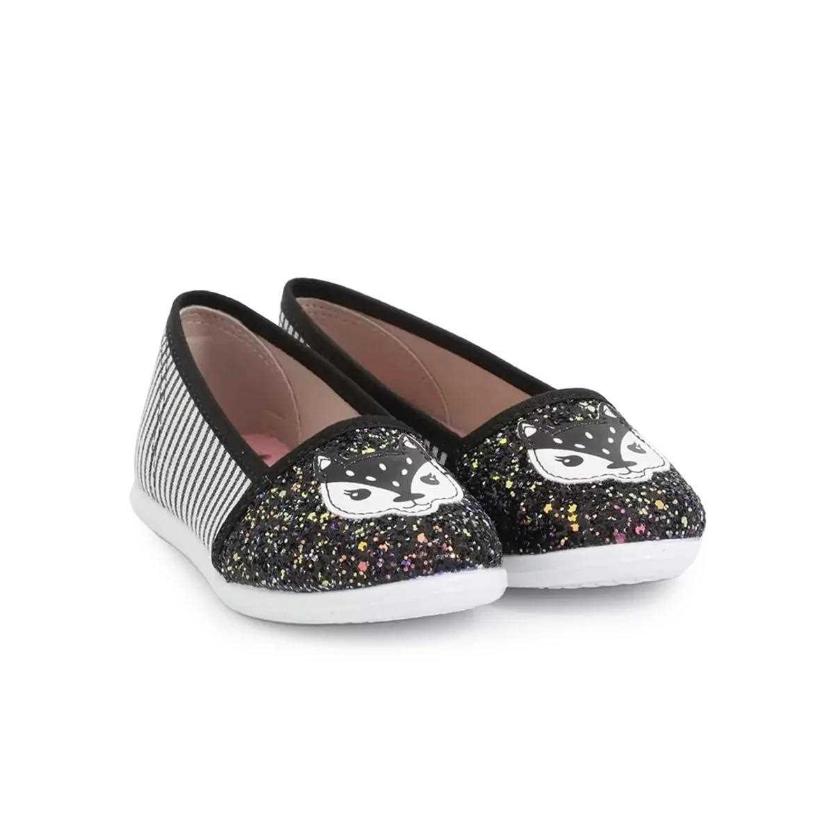 Sapatilha Molekinha Menina Infantil 2015.1314 Multi Preto
