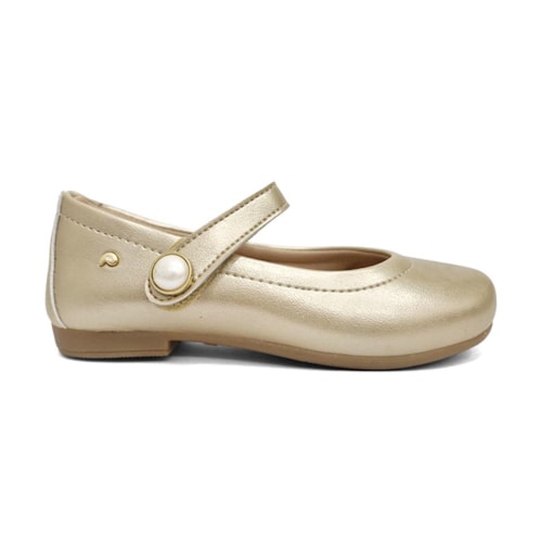 Detalhe - Sapatilha Pampili Infantil Angel 100.500 Dourado