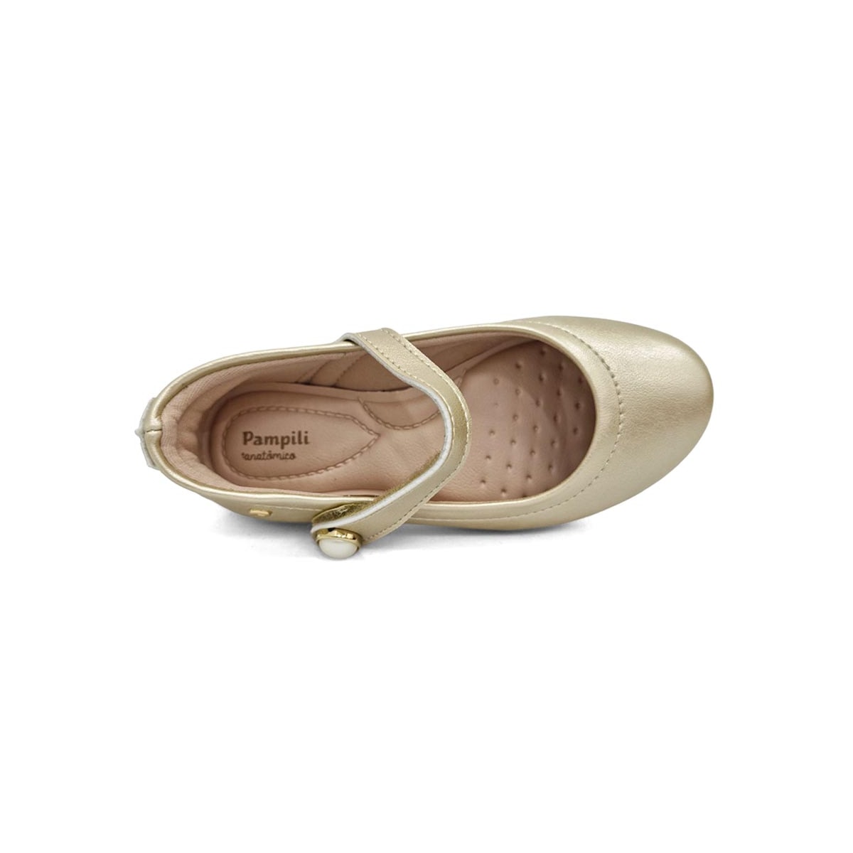 Sapatilha Pampili Infantil Angel 100.500 Dourado Sapatilha Pampili Infantil Angel 100.500 Dourado