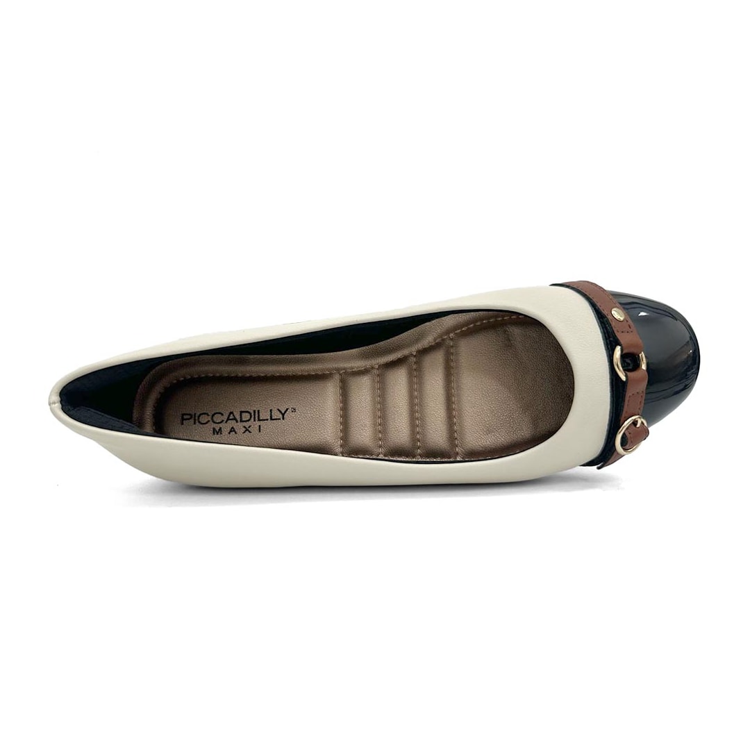 Sapatilha Piccadilly 122031 Off White Sapatilha Piccadilly 122031 Off White
