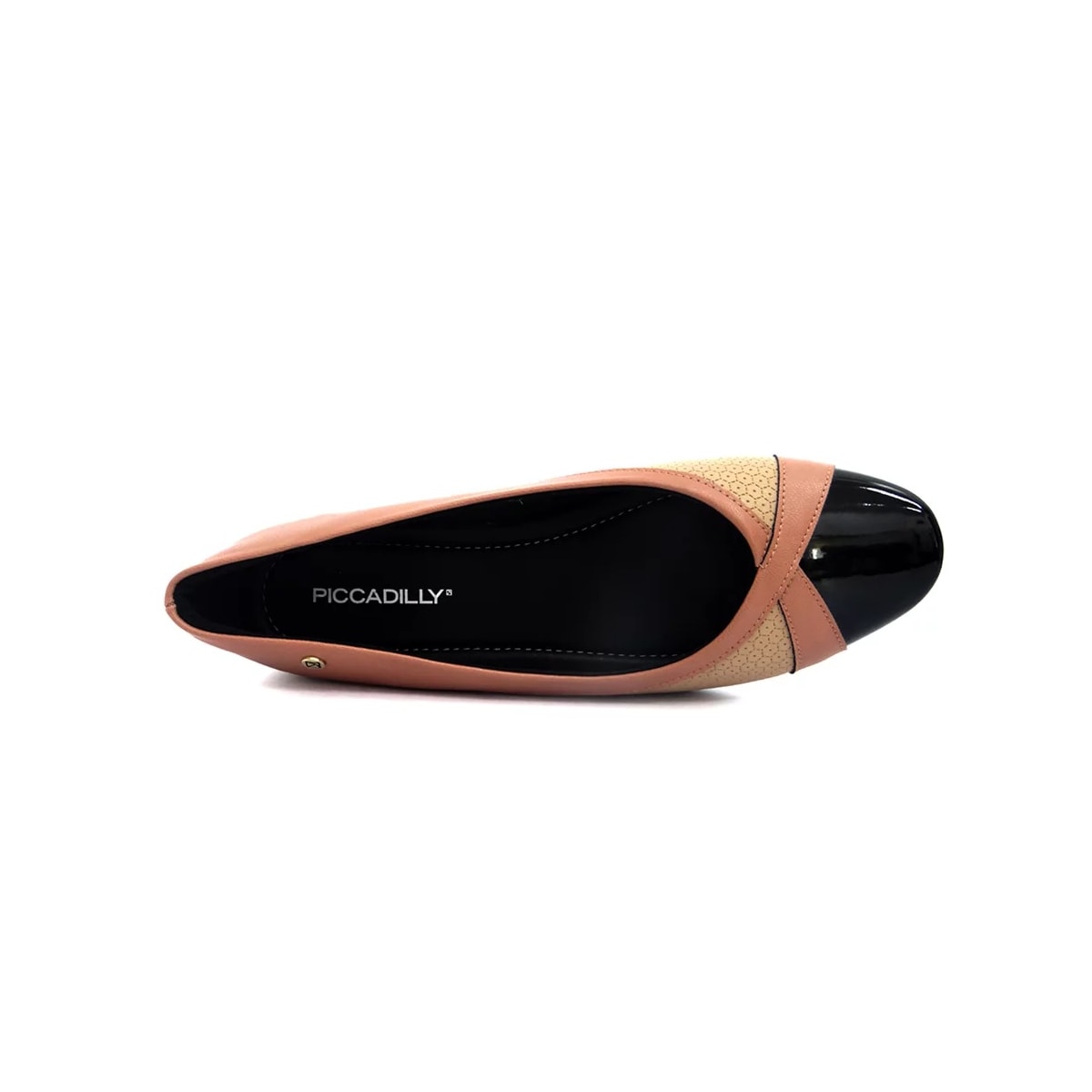 Sapatilha Piccadilly 250205 Terracota/Nude/Preto Sapatilha Piccadilly 250205 Terracota/Nude/Preto
