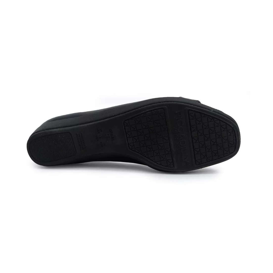 Sapatilha Piccadilly Aberta Conforto 10304 Preto