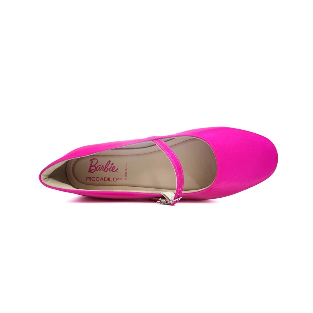 Sapatilha Piccadilly Boneca Barbie 120012 Rosa Metalizado