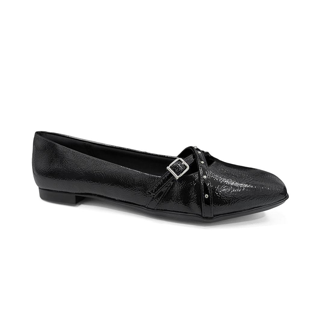 Sapatilha Piccadilly Boneca Com Brilho Vanessa 270002 Preto