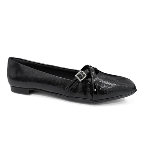Sapatilha Piccadilly Boneca Com Brilho Vanessa 270002 Preto