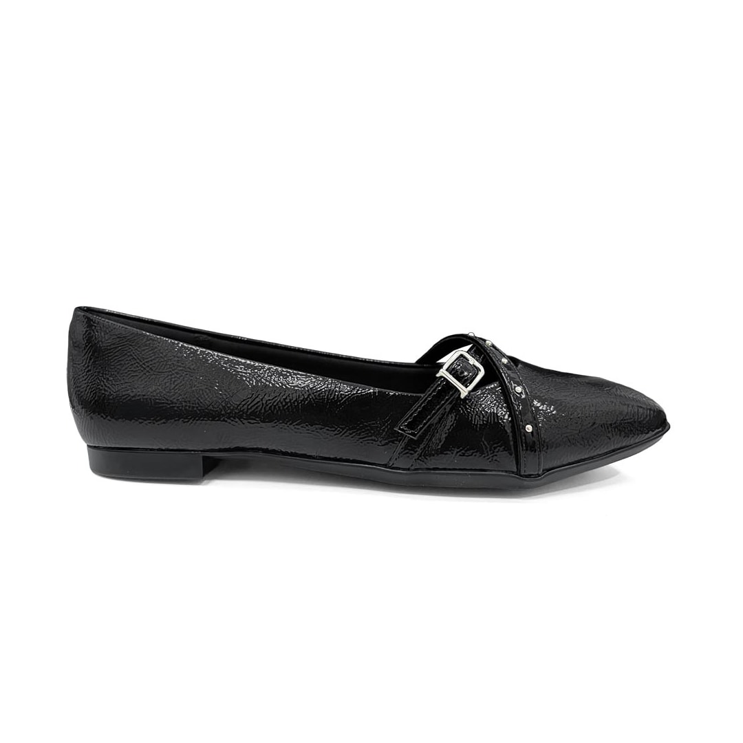 Sapatilha Piccadilly Boneca Com Brilho Vanessa 270002 Preto