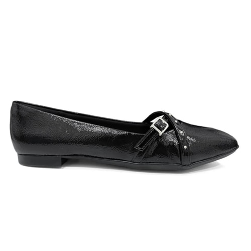 Detalhe - Sapatilha Piccadilly Boneca Com Brilho Vanessa 270002 Preto