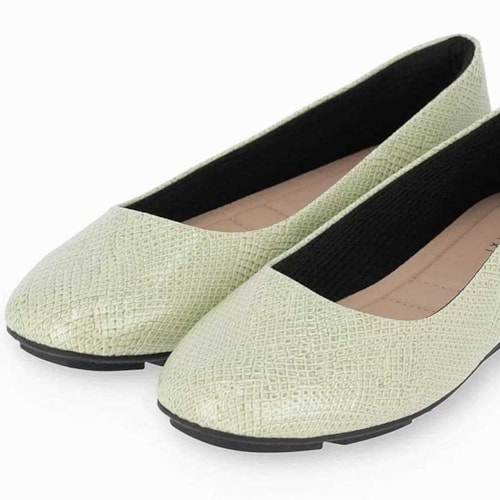 Detalhe - Sapatilha Piccadilly Conforto 122005 Hortela