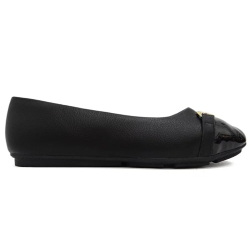 Detalhe - Sapatilha Piccadilly Conforto 122019 Preto