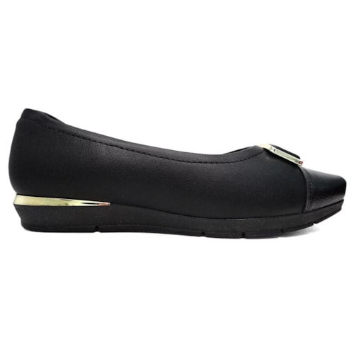 Sapatilha Piccadilly Conforto 147301 Preto