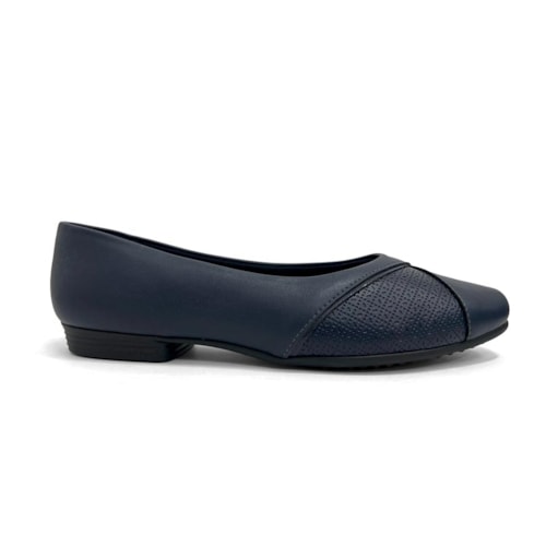 Detalhe - Sapatilha Piccadilly Conforto 250265 Navy