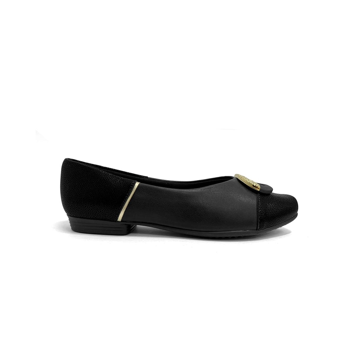 Sapatilha Piccadilly Conforto 250277 Preto