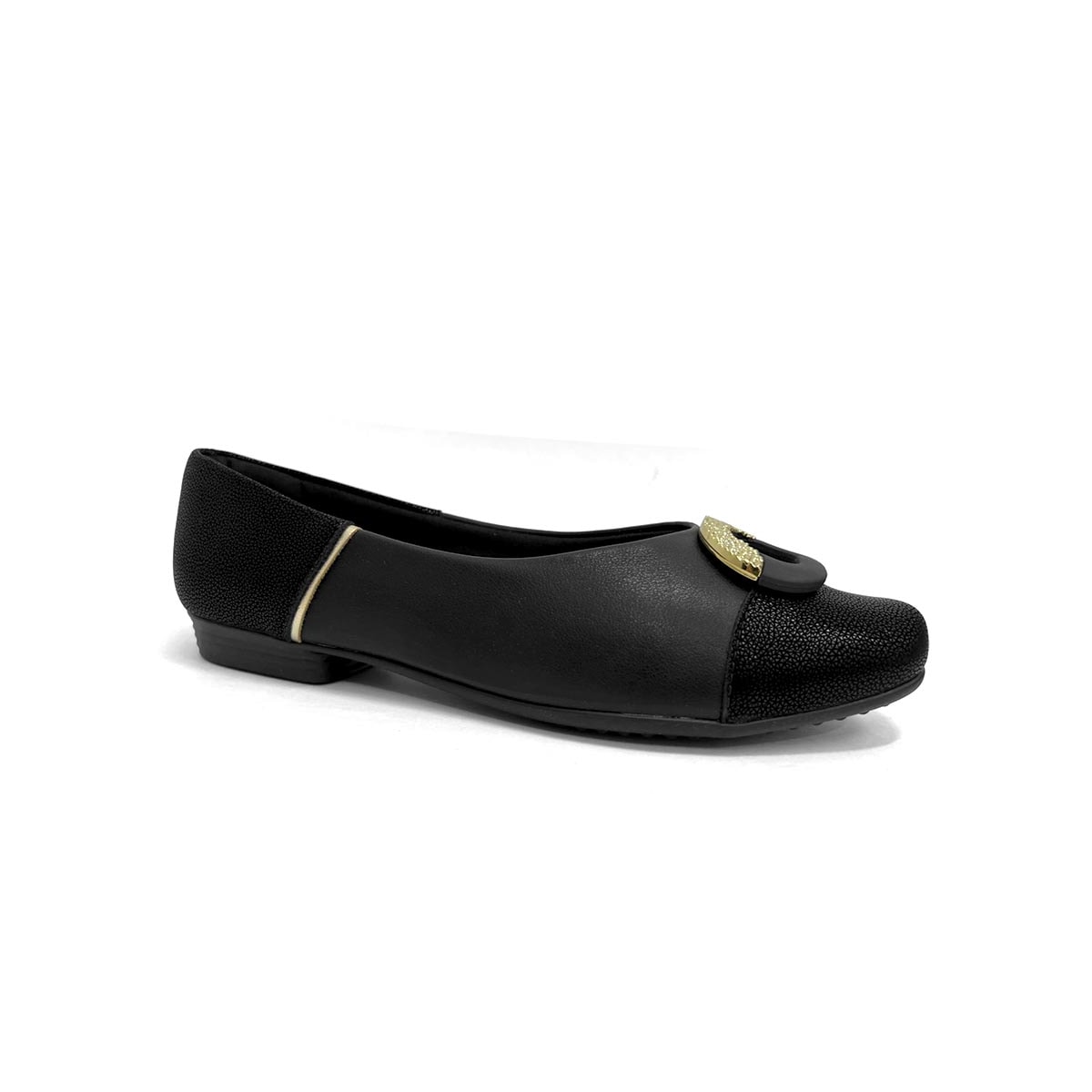 Sapatilha Piccadilly Conforto 250277 Preto
