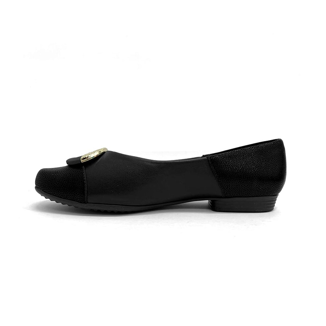 Sapatilha Piccadilly Conforto 250277 Preto