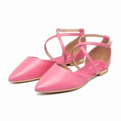 Detalhe - Sapatilha Piccadilly Conforto 274090 Rosa Chiclete