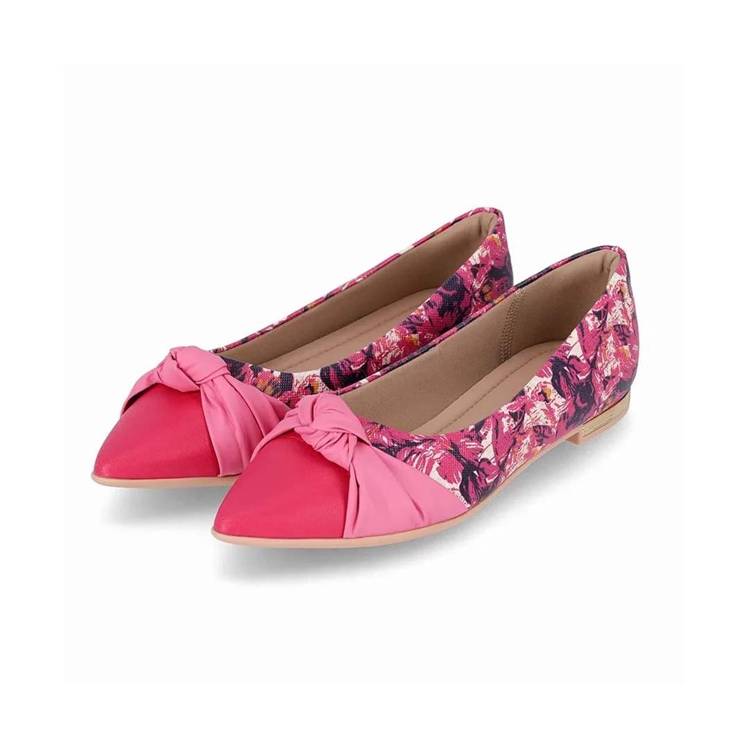Sapatilha Piccadilly Conforto 274091 Pitaya/Floral