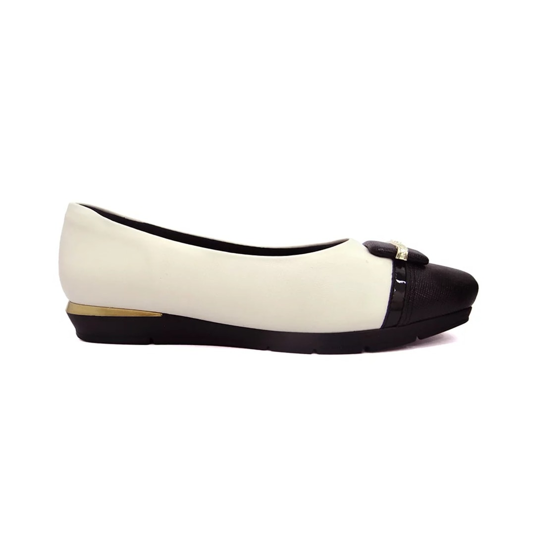 Sapatilha Piccadilly Joanete 147196 Off White/Preto