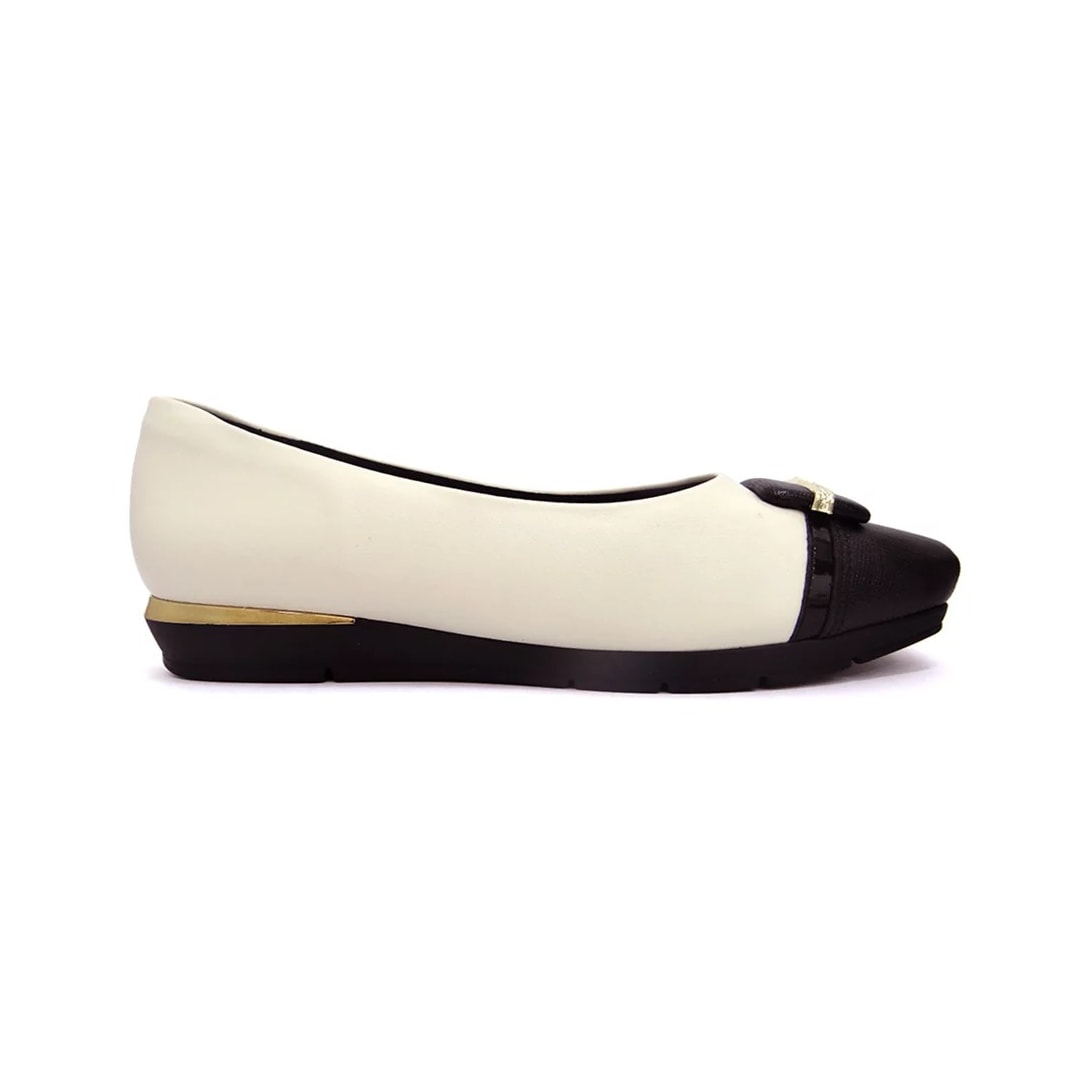 Sapatilha Piccadilly Joanete 147196 Off White/Preto