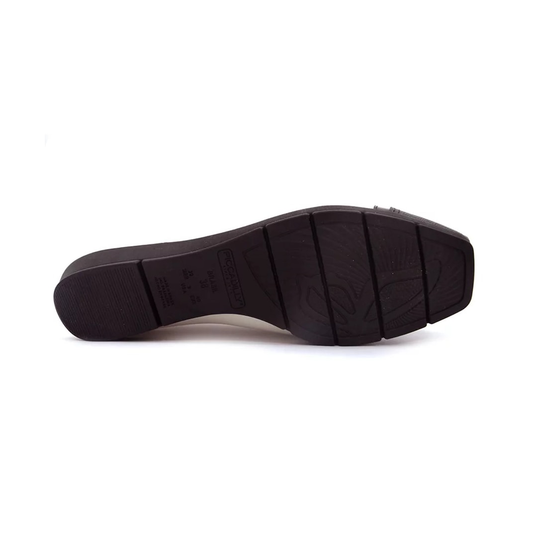 Sapatilha Piccadilly Joanete 147196 Off White/Preto