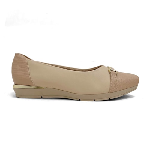Detalhe - Sapatilha Piccadilly Joanete 147330 Nude Claro