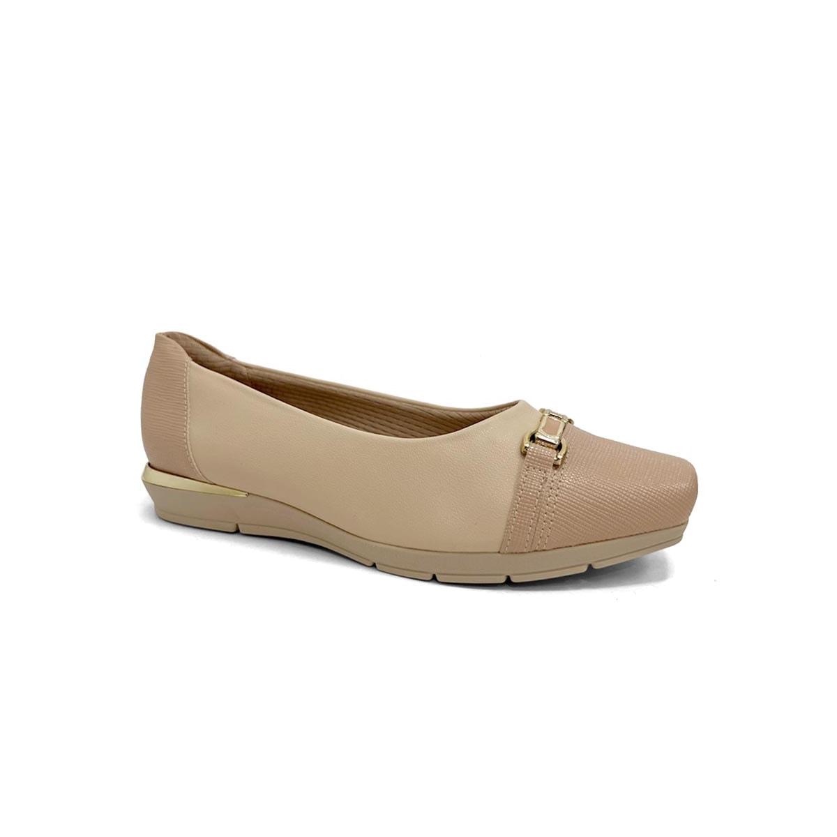 Sapatilha Piccadilly Joanete 147330 Nude Claro