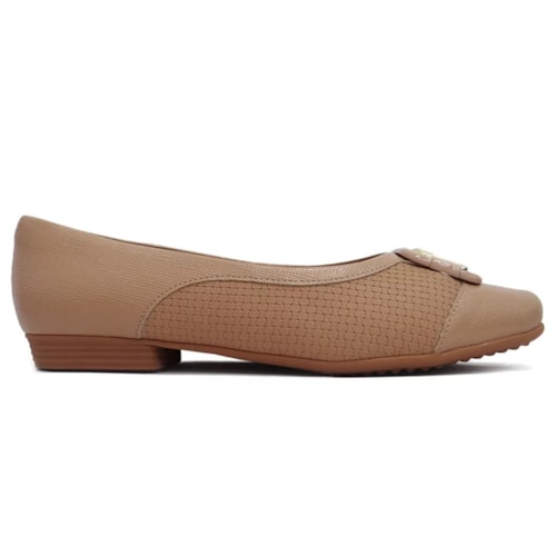 Detalhe - Sapatilha Piccadilly Joanete 250228 Nude Claro