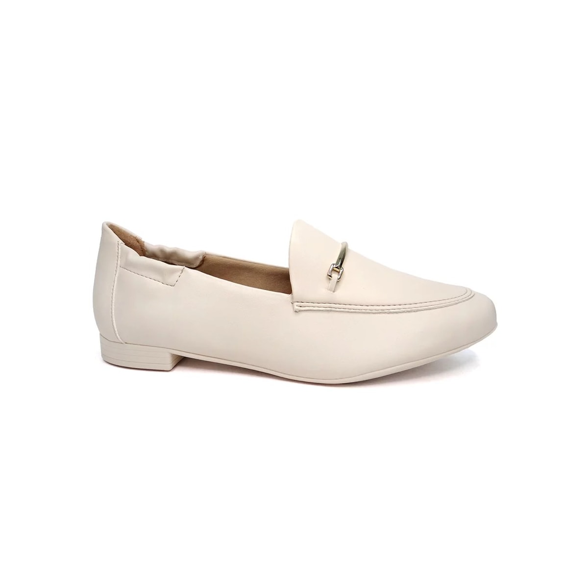Sapatilha Piccadilly Mocassim Conforto 104021 Off White
