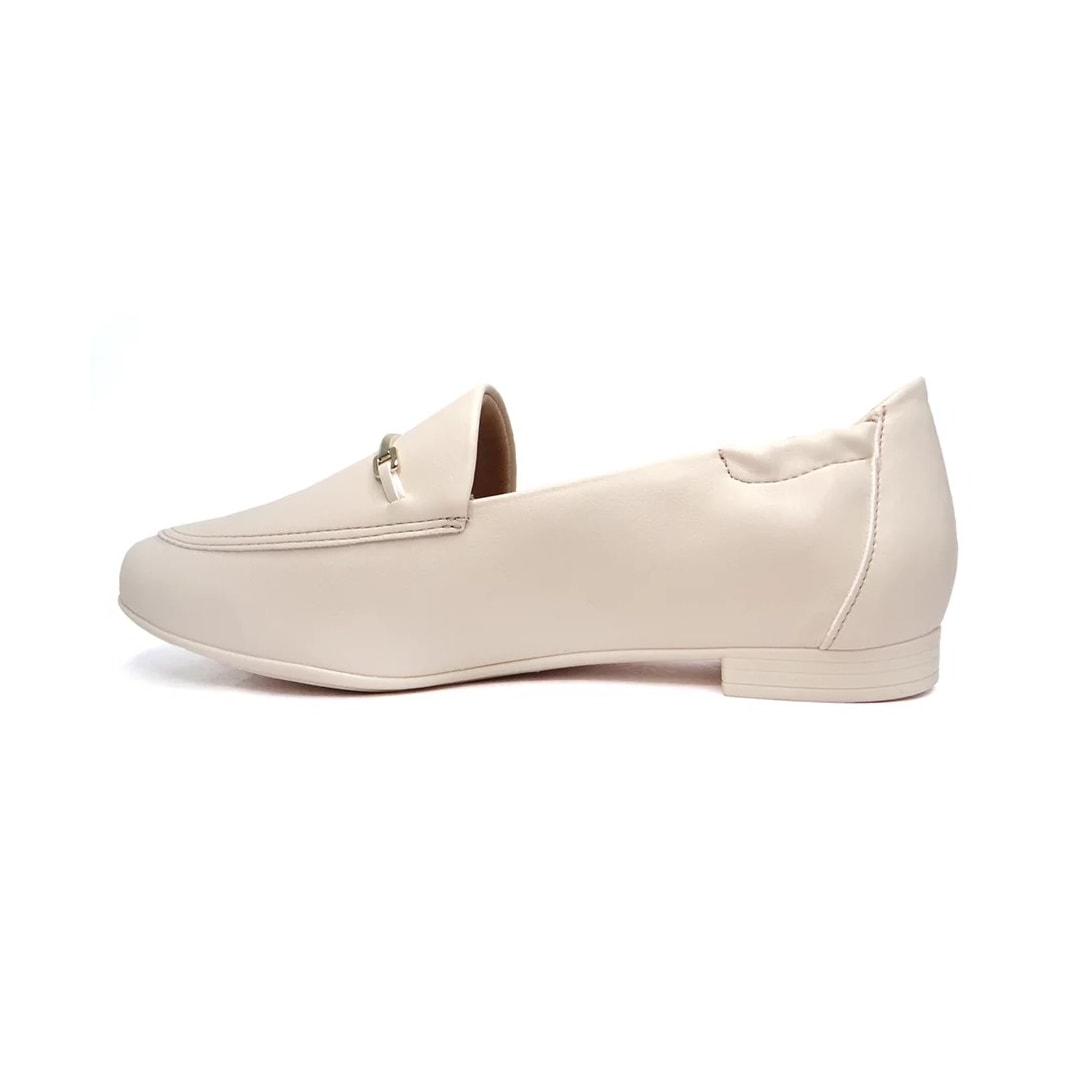 Sapatilha Piccadilly Mocassim Conforto 104021 Off White