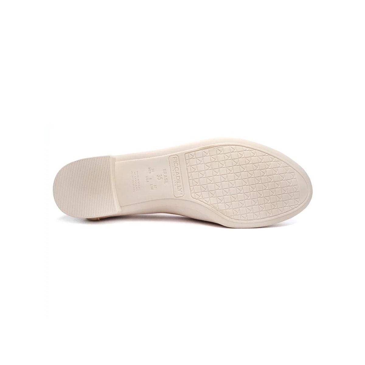Sapatilha Piccadilly Mocassim Conforto 104021 Off White