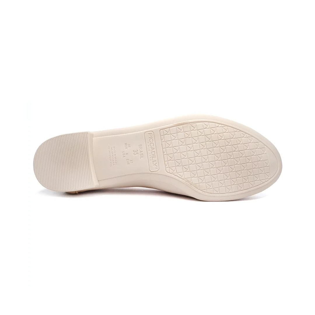 Sapatilha Piccadilly Mocassim Conforto 104021 Off White Sapatilha Piccadilly Mocassim Conforto 104021 Off White