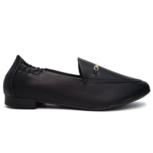 Sapatilha Piccadilly Mocassim Conforto 104021 Preto