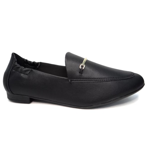 Sapatilha Piccadilly Mocassim Conforto 104021 Preto