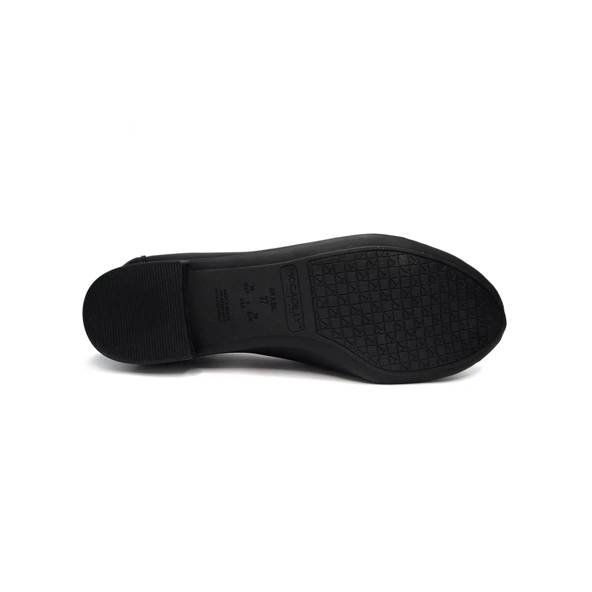 Sapatilha Piccadilly Mocassim Conforto 104021 Preto