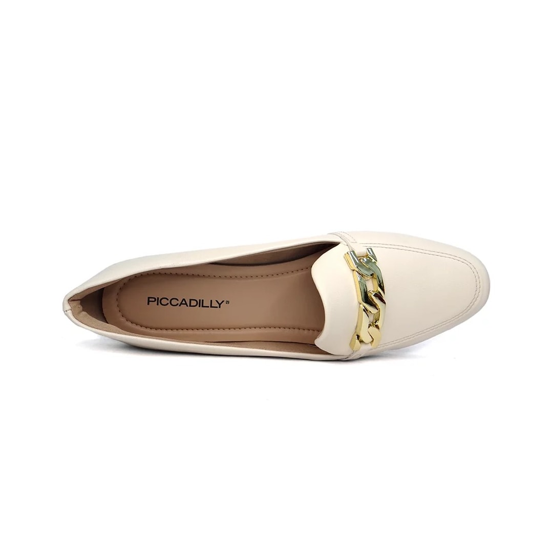 Sapatilha Piccadilly Mocassim Conforto 250218 Off White