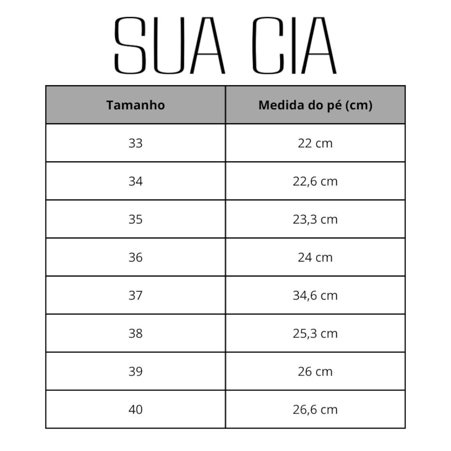 Sapatilha Sua Cia 8303.16496 Casca Sapatilha Sua Cia 8303.16496 Casca