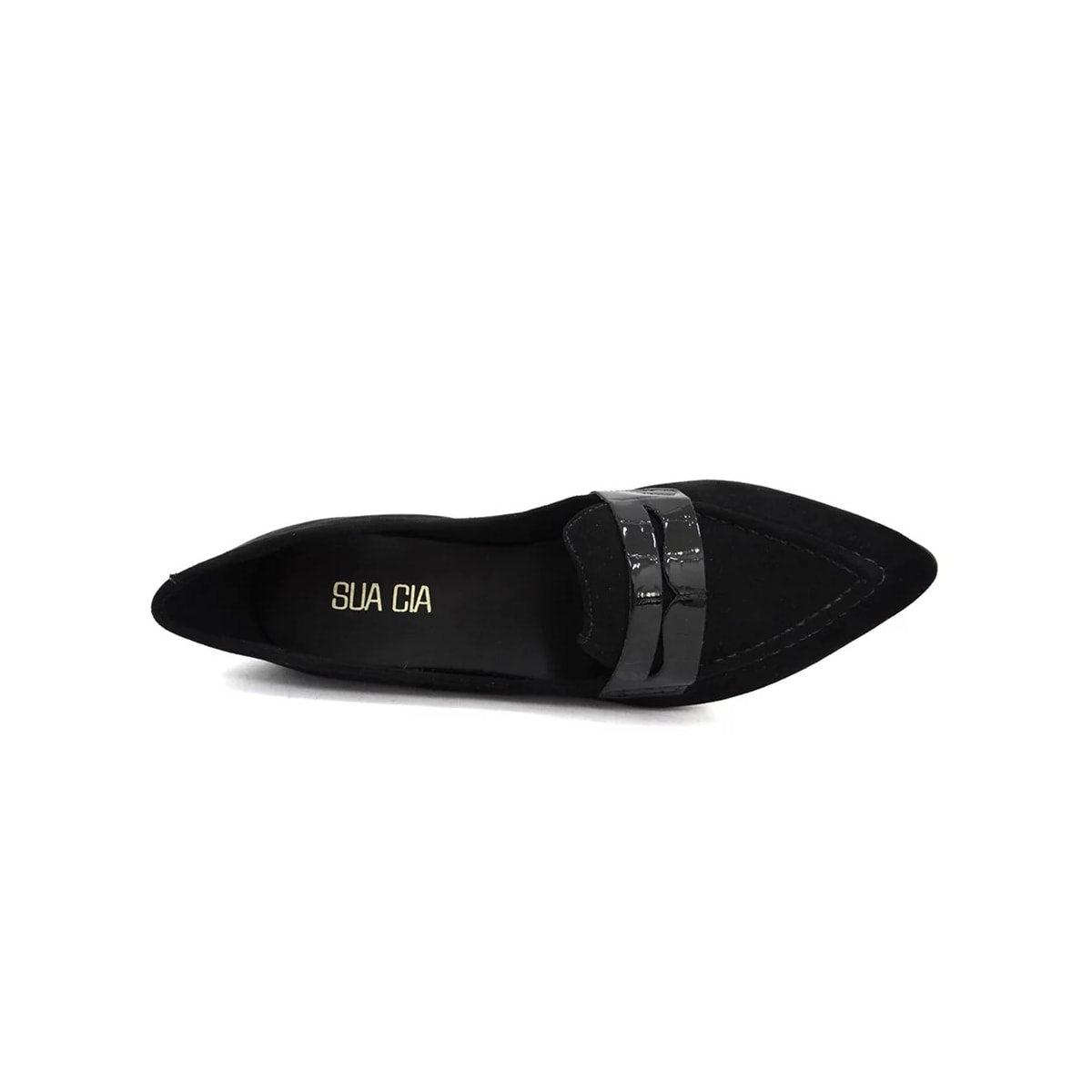Sapatilha Sua Cia Bico Fino 8117.14656 Preto Sapatilha Sua Cia Bico Fino 8117.14656 Preto