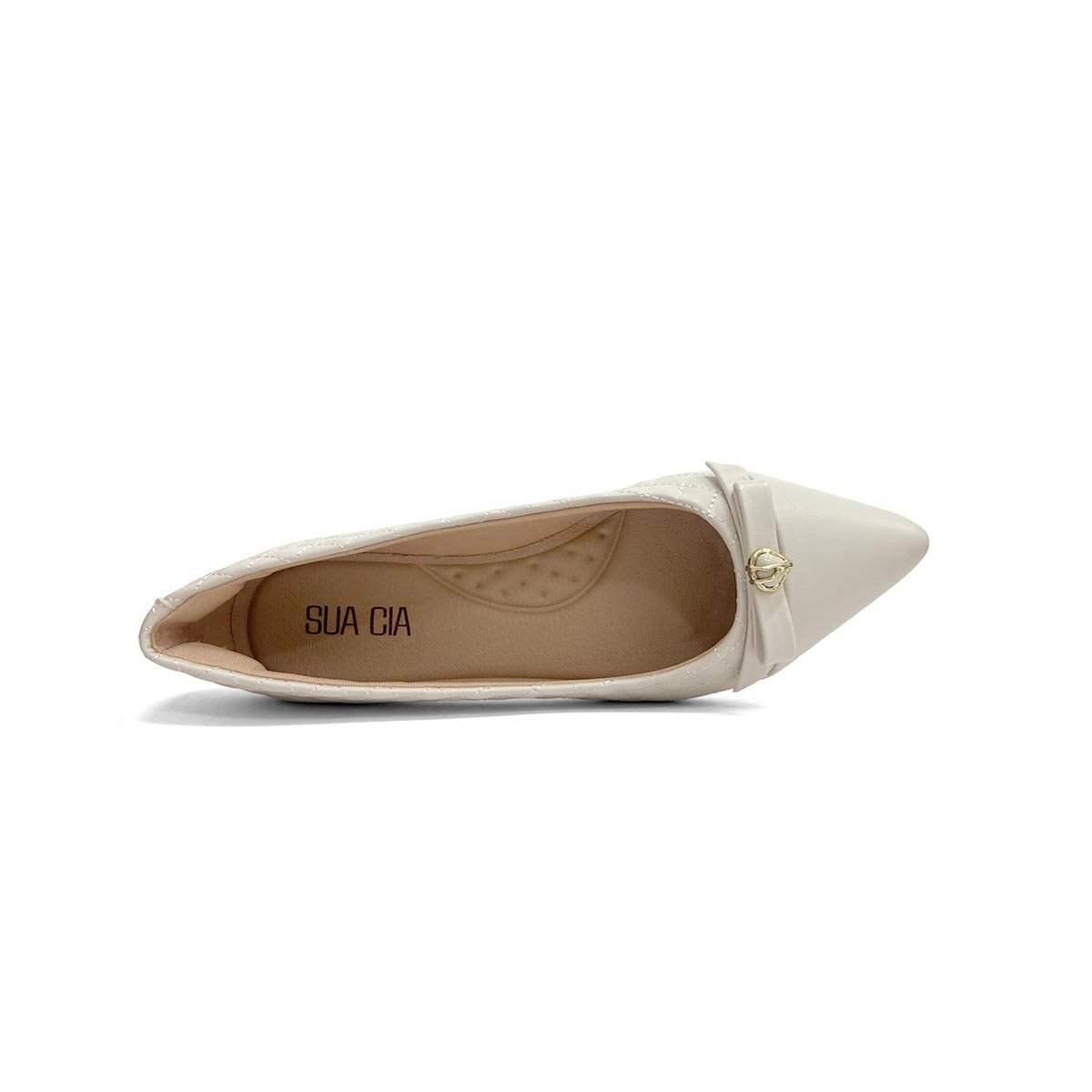 Sapatilha Sua Cia Bico Fino 8117.16525 Off White Sapatilha Sua Cia Bico Fino 8117.16525 Off White