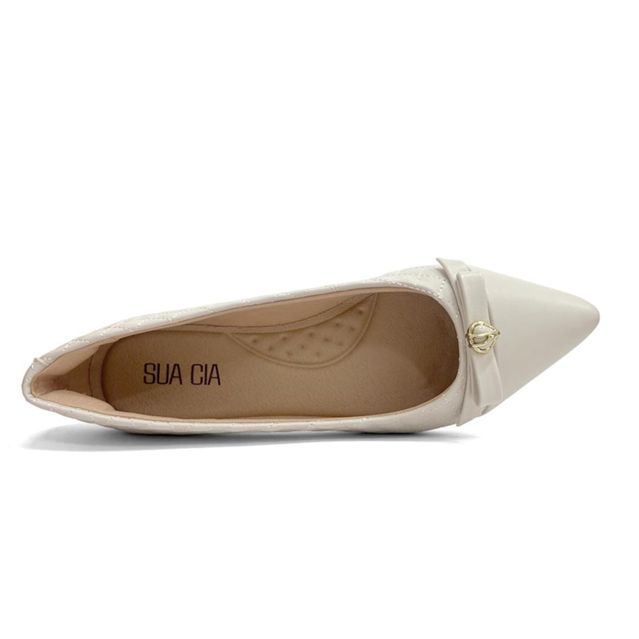 Sapatilha Sua Cia Bico Fino 8117.16525 Off White
