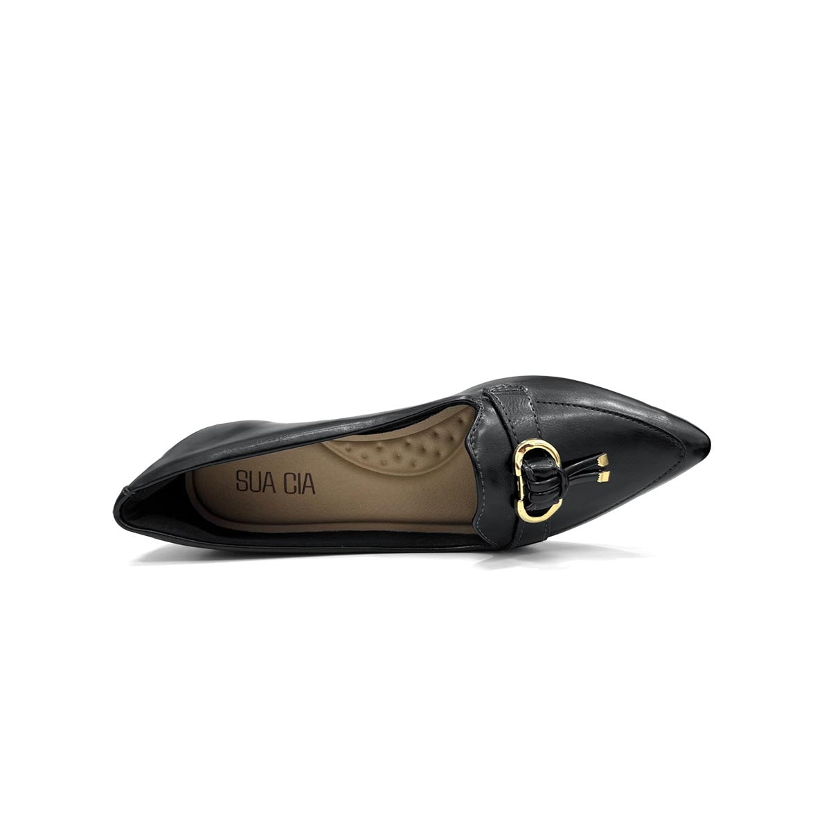 Sapatilha Sua Cia Bico Fino 8117.16527 Preto Sapatilha Sua Cia Bico Fino 8117.16527 Preto
