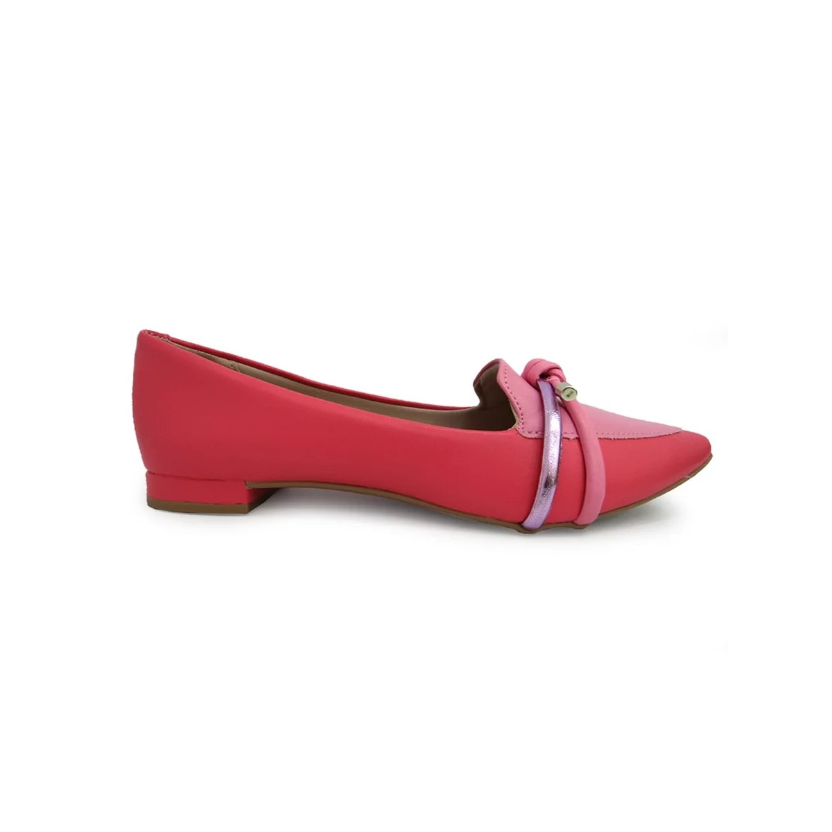 Sapatilha Sua Cia Bico Fino 8117 Sapucaia/Ipe Rosa/La Sapatilha Sua Cia Bico Fino 8117 Sapucaia/Ipe Rosa/La