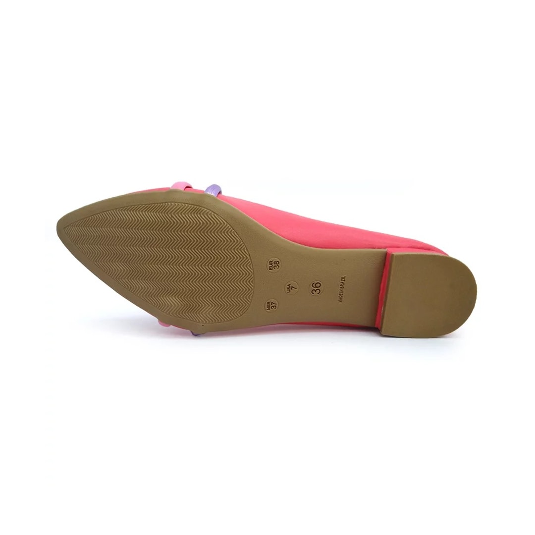 Sapatilha Sua Cia Bico Fino 8117 Sapucaia/Ipe Rosa/La Sapatilha Sua Cia Bico Fino 8117 Sapucaia/Ipe Rosa/La