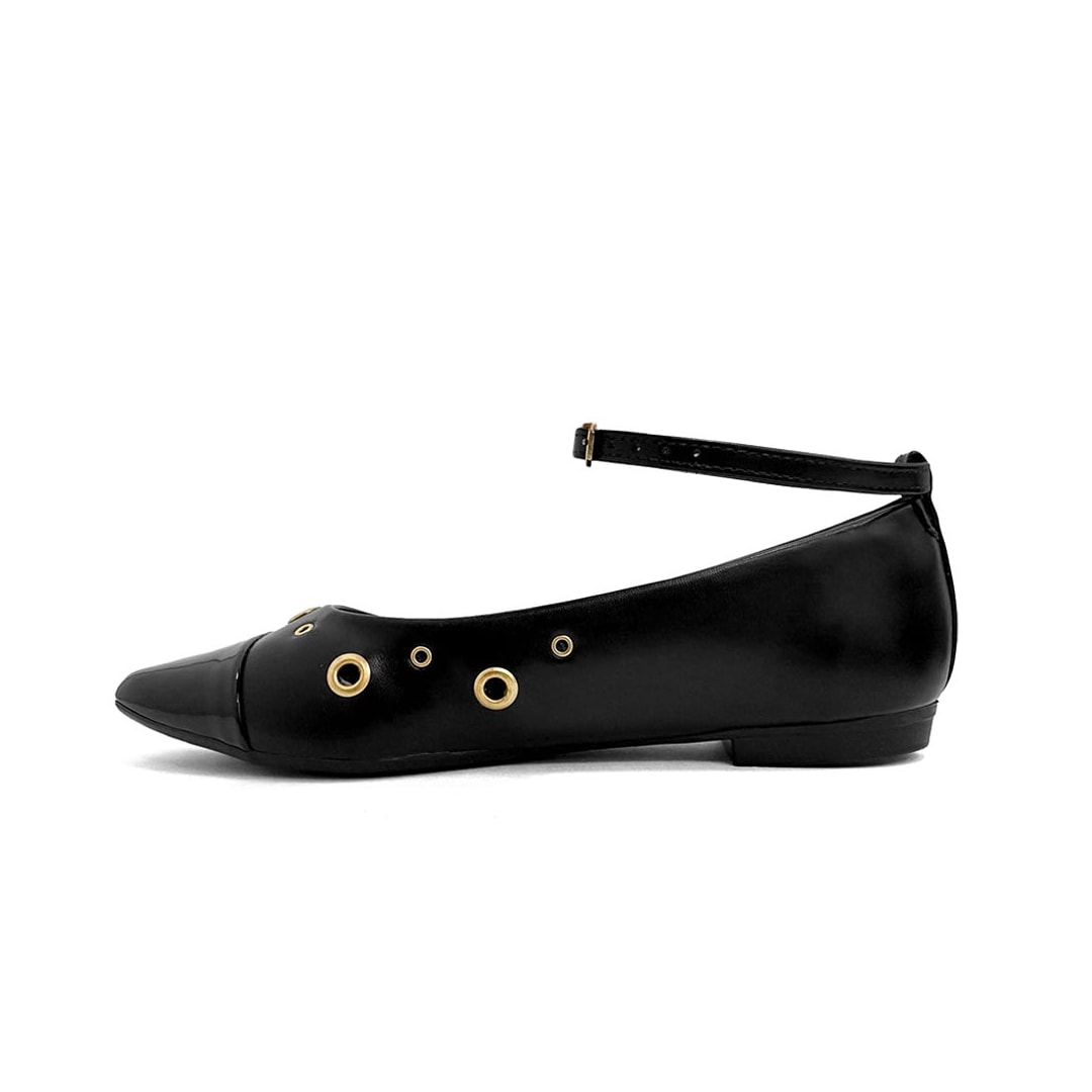 Sapatilha Sua Cia Bico Fino 8222.15918 Preto Sapatilha Sua Cia Bico Fino 8222.15918 Preto