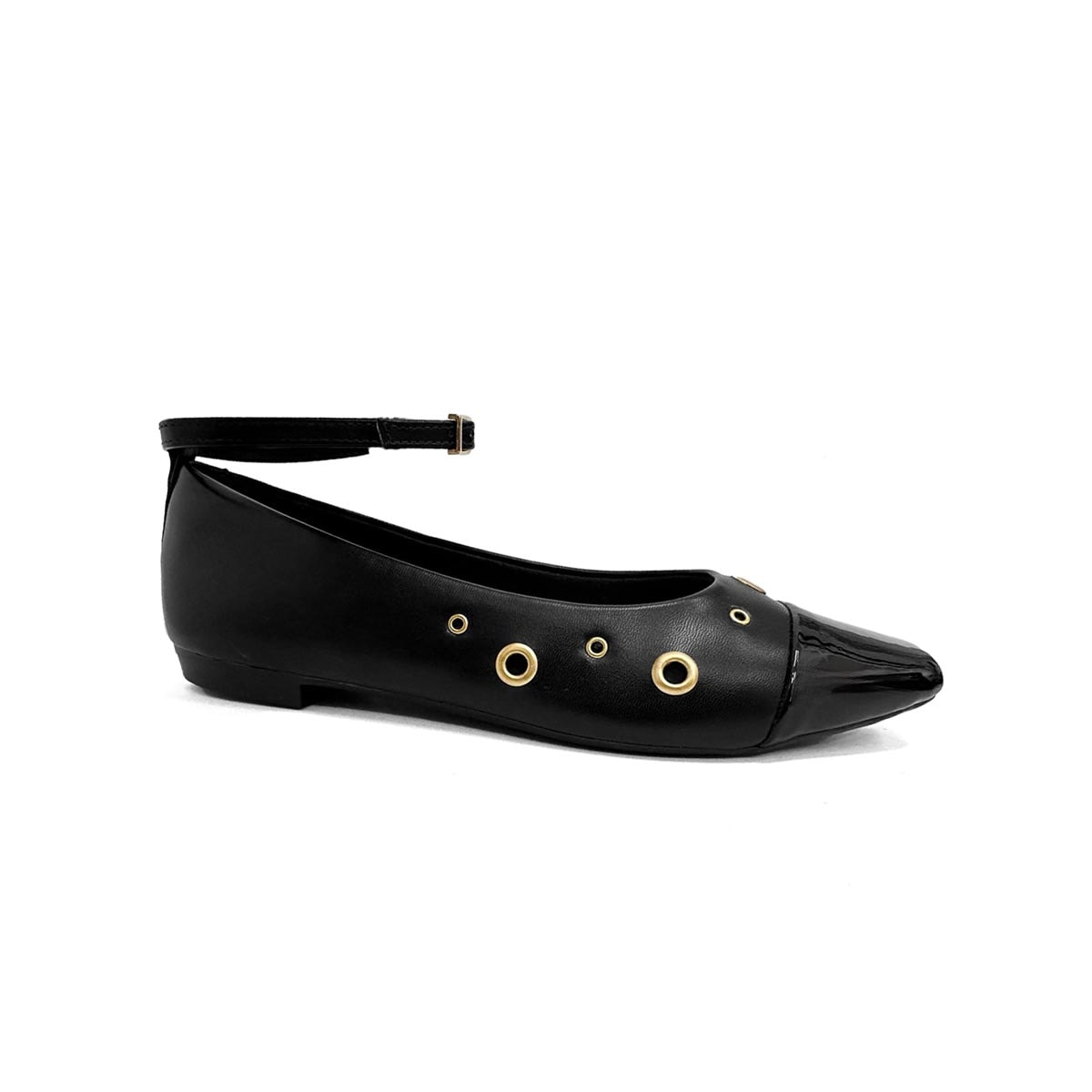 Sapatilha Sua Cia Bico Fino 8222.15918 Preto Sapatilha Sua Cia Bico Fino 8222.15918 Preto