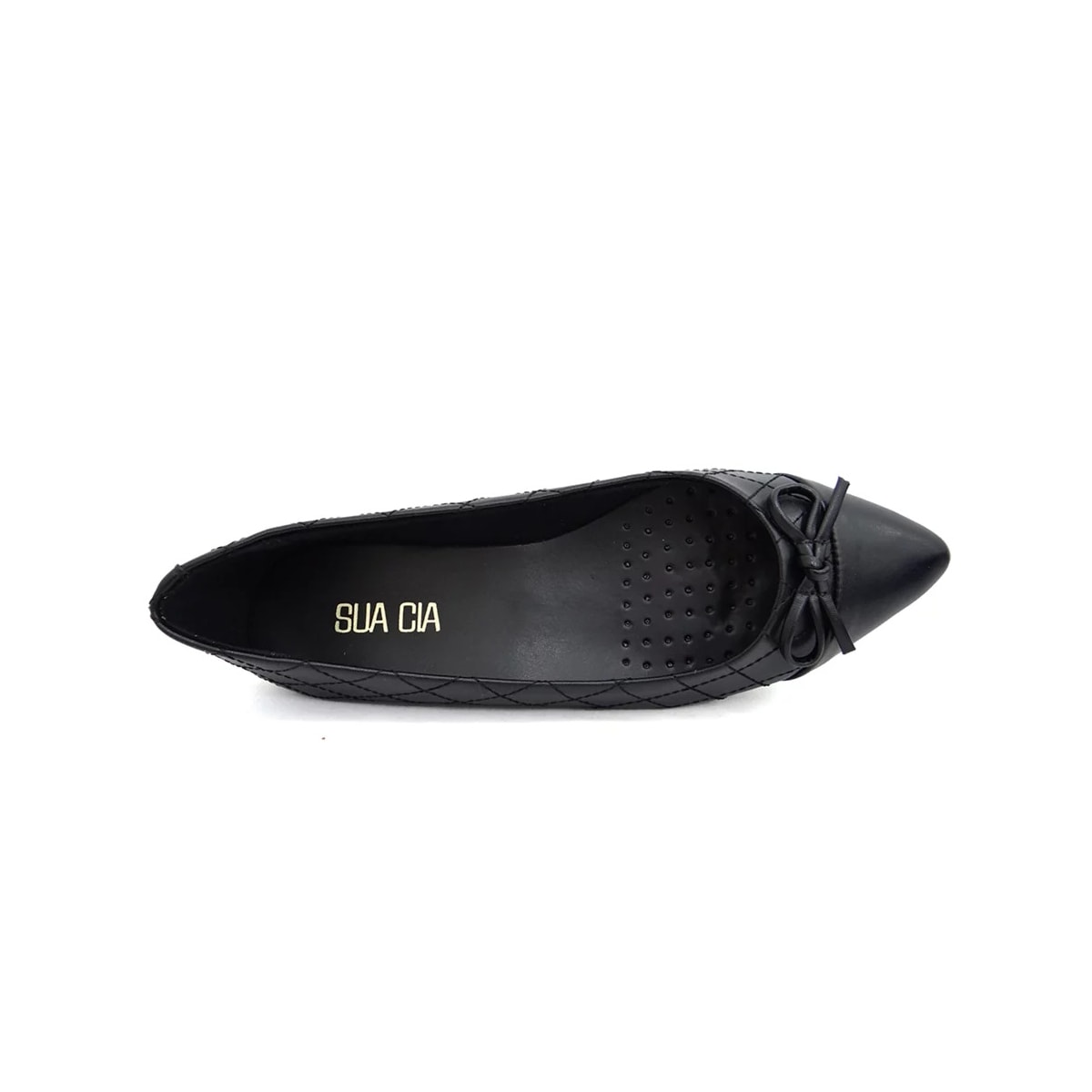 Sapatilha Sua Cia Bico Fino 830.14639 Preto Sapatilha Sua Cia Bico Fino 830.14639 Preto