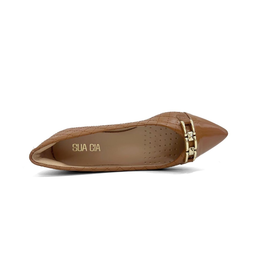 Sapatilha Sua Cia Bico Fino 8302.16074 Casca