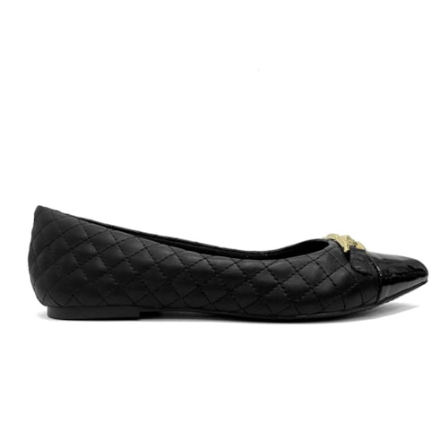 Detalhe - Sapatilha Sua Cia Bico Fino 8302.16074 Preto
