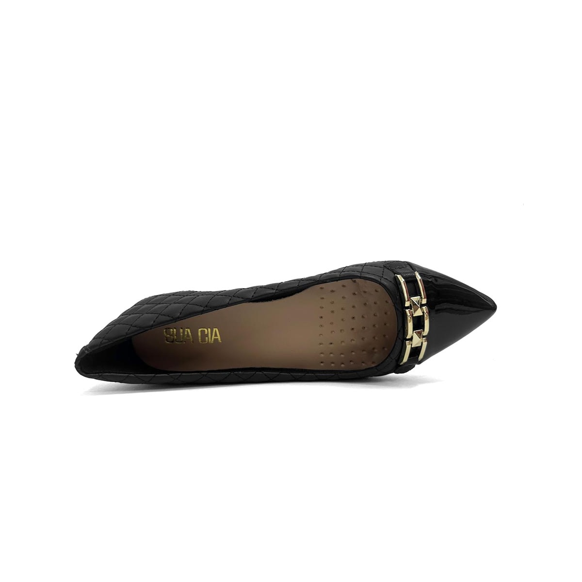 Sapatilha Sua Cia Bico Fino 8302.16074 Preto