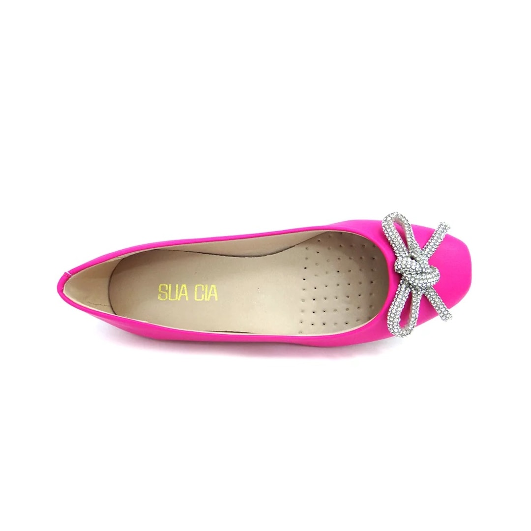 Sapatilha Sua Cia Bico Quadrado 8304 Fucsia Neon Sapatilha Sua Cia Bico Quadrado 8304 Fucsia Neon